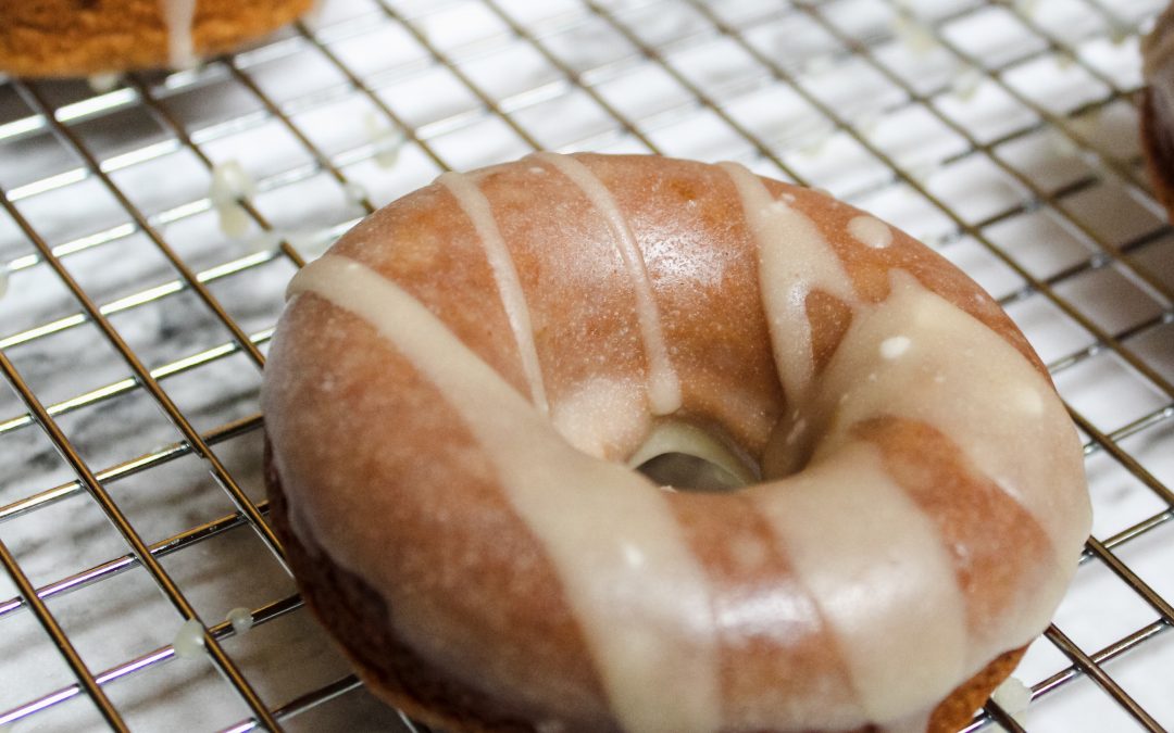 gluten free maple glazed pumpkin donut