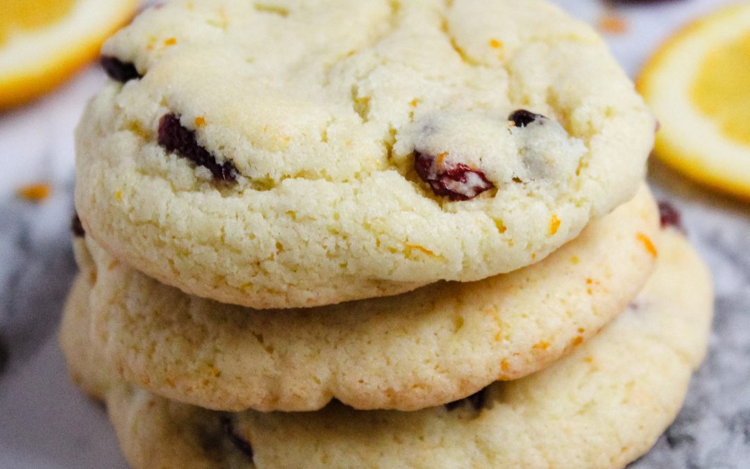 Cranberry Orange Sugar Cookies