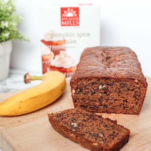 gluten free banana bread with nuts