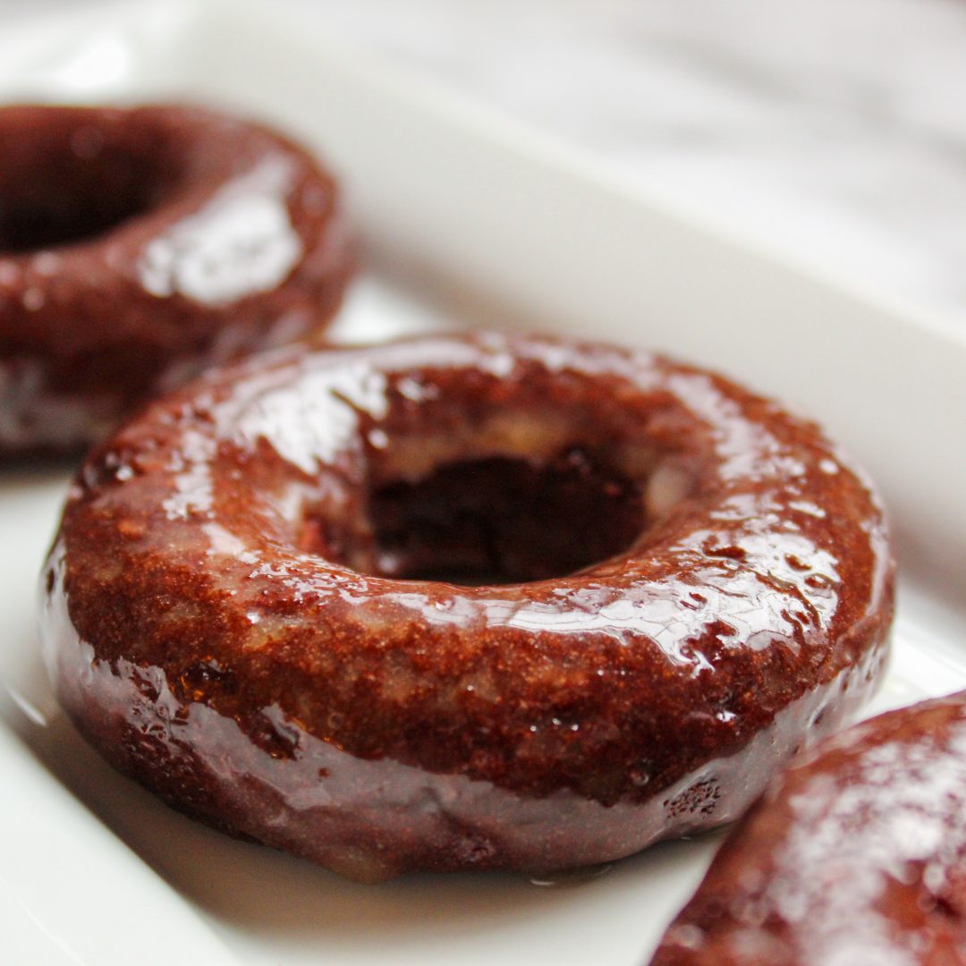 gf vegan chocolate donuts glazed