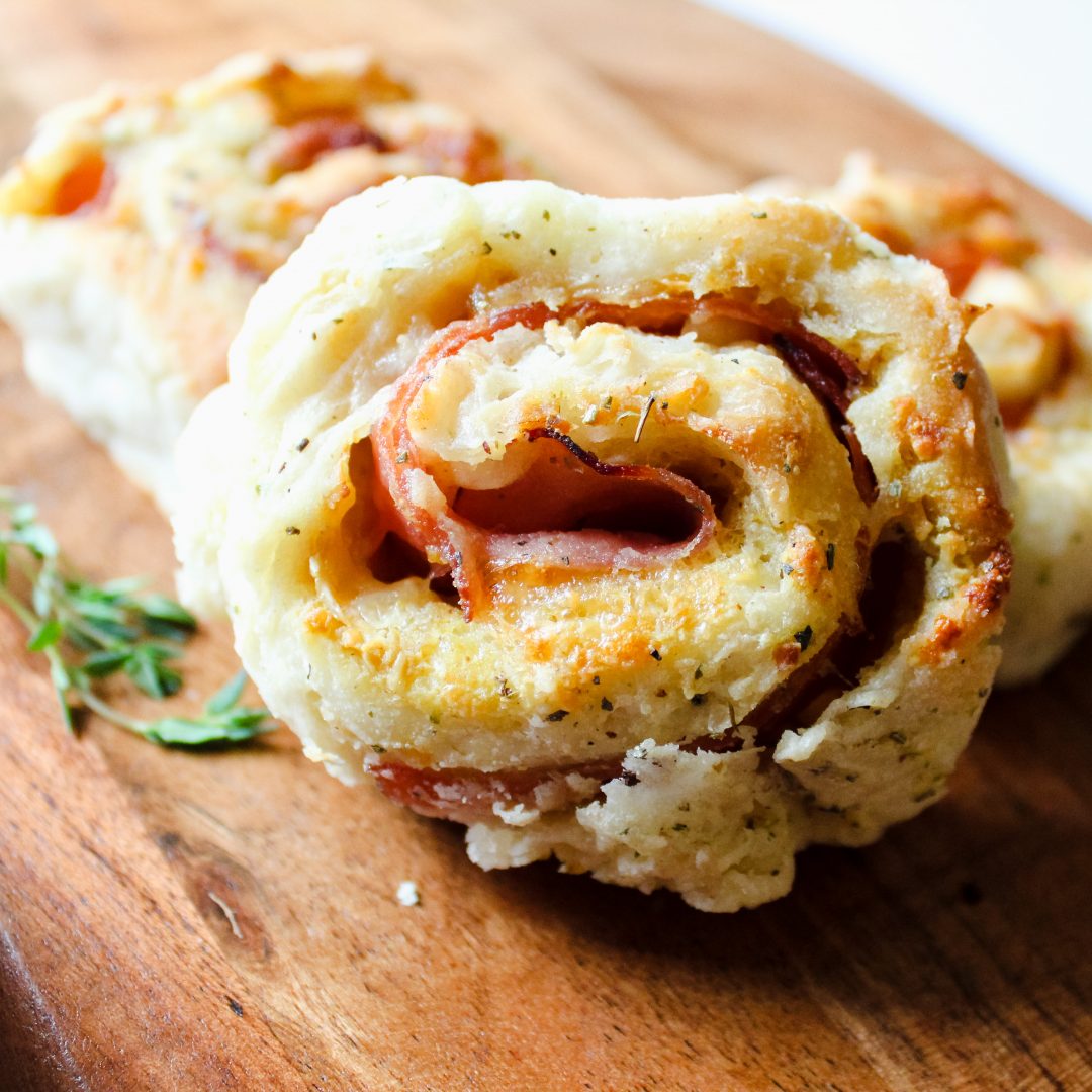 GF ham and cheese rolls